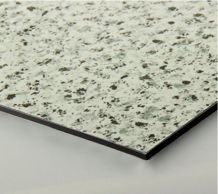 Bao bì an toàn 3mm hạt đá cẩm thạch ACM / ACP PE PVDF phủ, dễ làm sạch & chống trầy xước cho bếp Backsplash trong kho