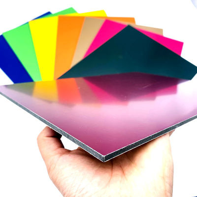 B1 Bảng điều khiển tổng hợp nhôm PVDF chống cháy cho trang trí cửa hàng